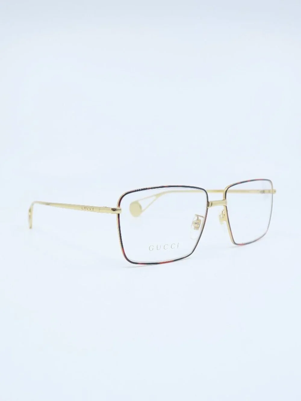 Gucci GG0439O 008 55mm Gold/Gold Metal, New Men's Eyeglasses Frames.